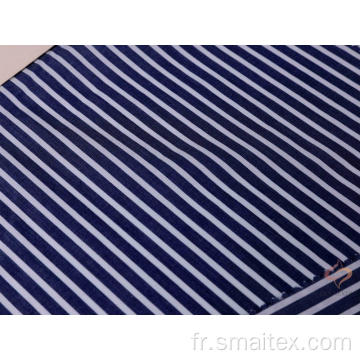 Tissu à rayures teint en fil de coton 50S